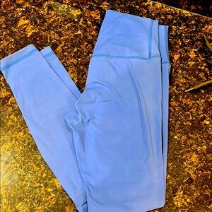 Blue Athletic Leggings